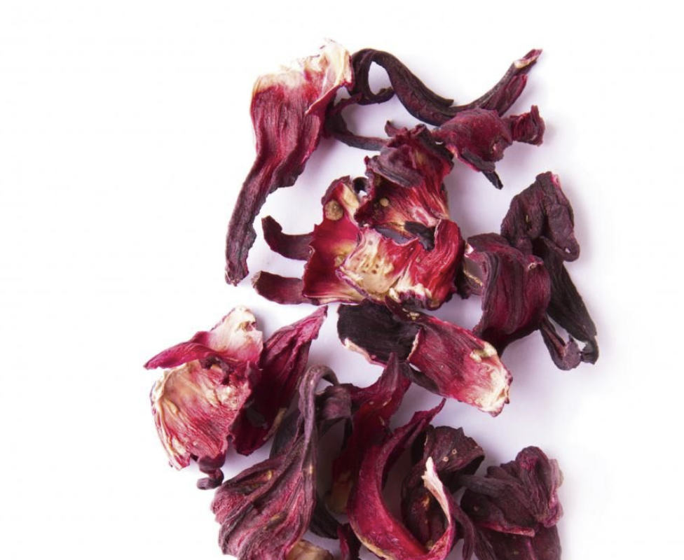 Le soin du visage d'automne: hibiscus et argile blanche